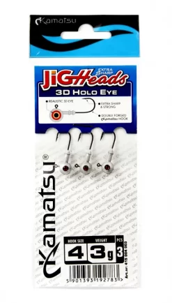 Kamatsu Jighead 3D Holo Red Eye (3pcs) 5 Kamatsu Jighead 3D Holo Red Eye (3pcs) -Angelausrüstung 415030006r 3