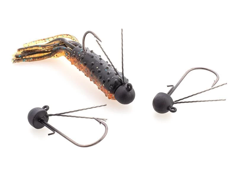 Camo Tungsten Weedless Ned Jig (3.stk) 2 Camo Tungsten Weedless Ned Jig (3.stk) – Bild 2